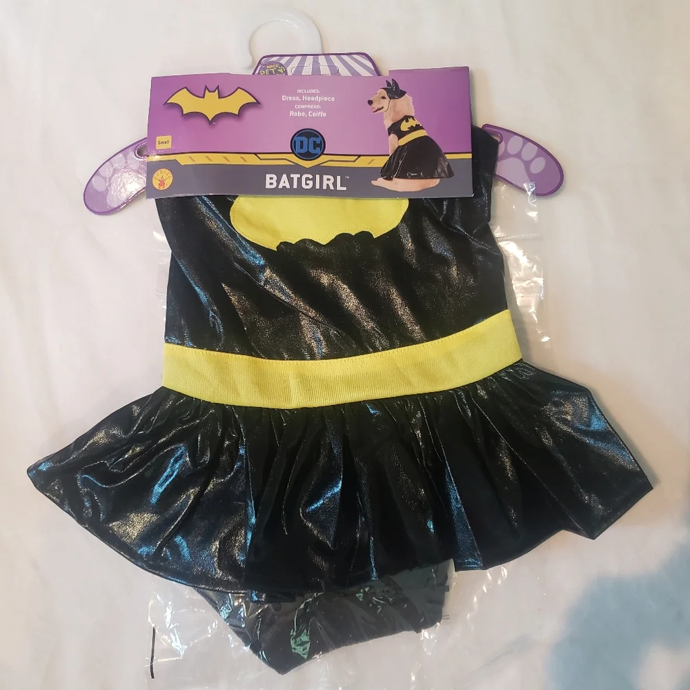 NWT Rubie's DC Heroes and Villains Collection Pet Costume - Batgirl